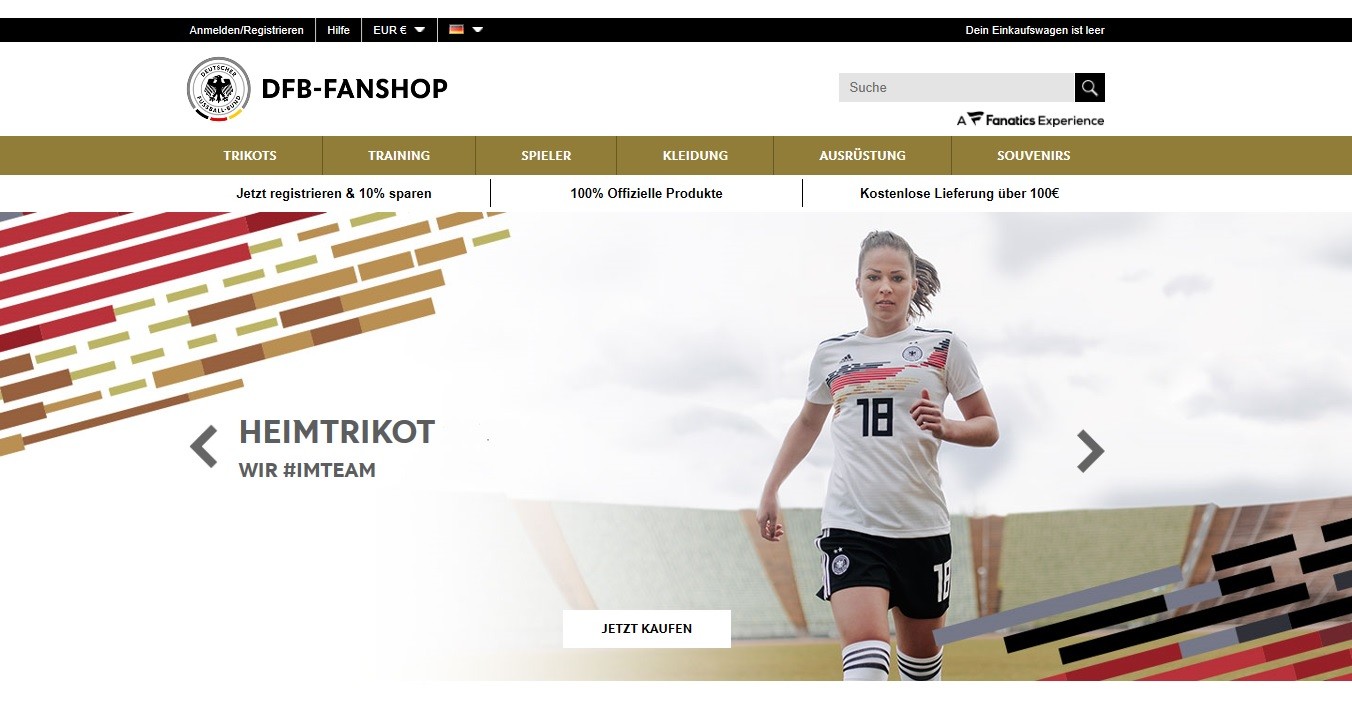 DFB-Fanshop Startseite