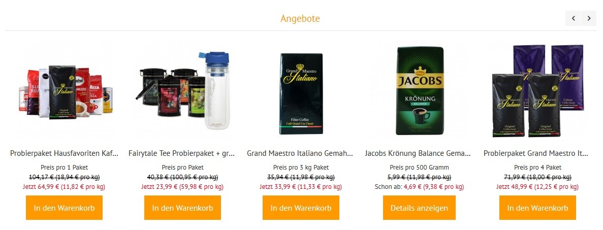 Kaffeevorteil Angebote