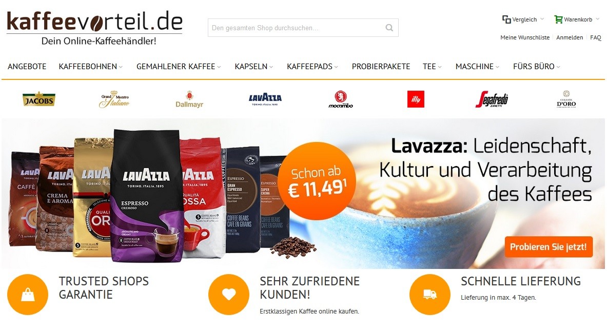 Kaffeevorteil Startseite