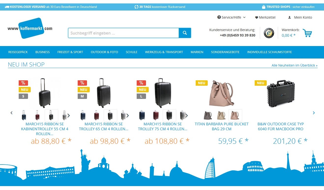 Koffermarkt Startseite