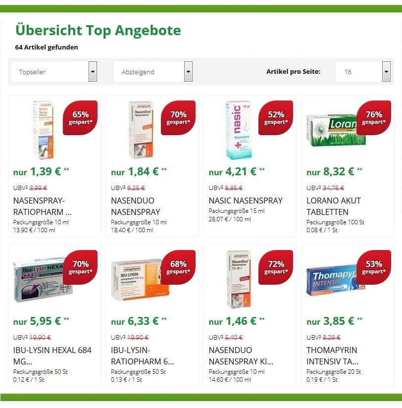 Bonfeld Apotheke Top Angebote