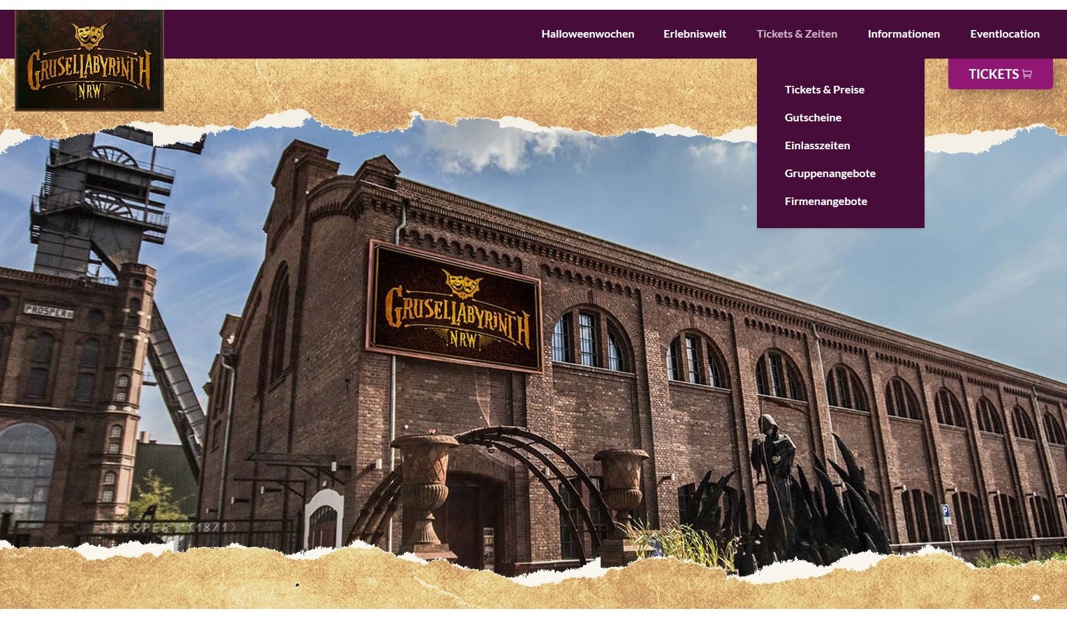 Grusellabyrinth Angebote