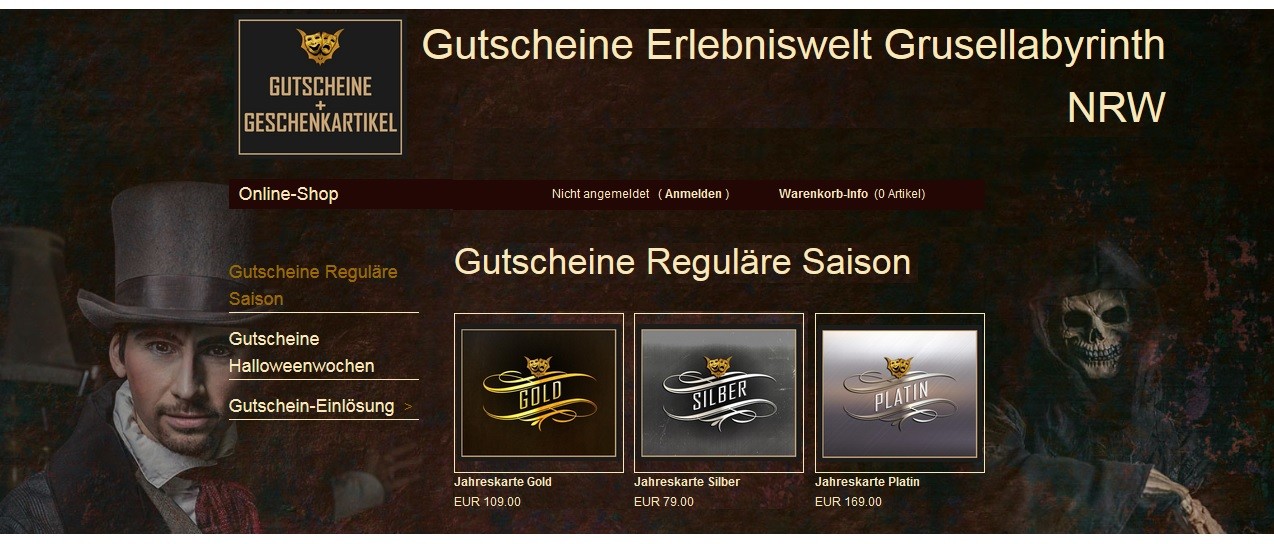 Grusellabyrinth Jahreskarten