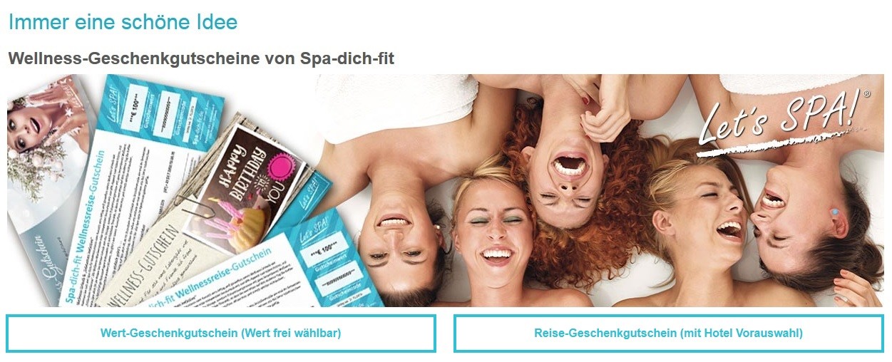 Spa dich fit Geschenkgutschein