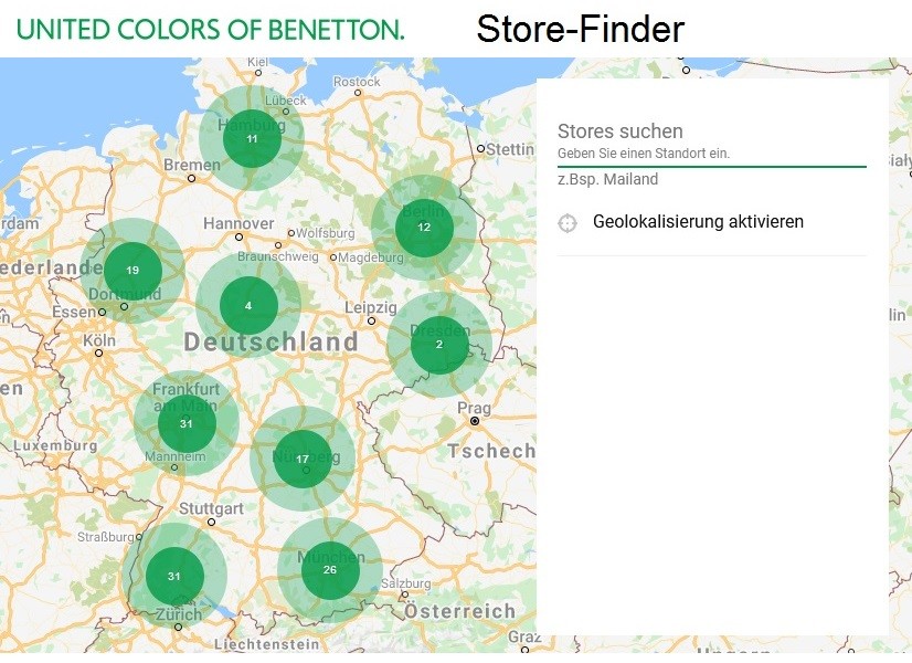 Benetton Store Finder