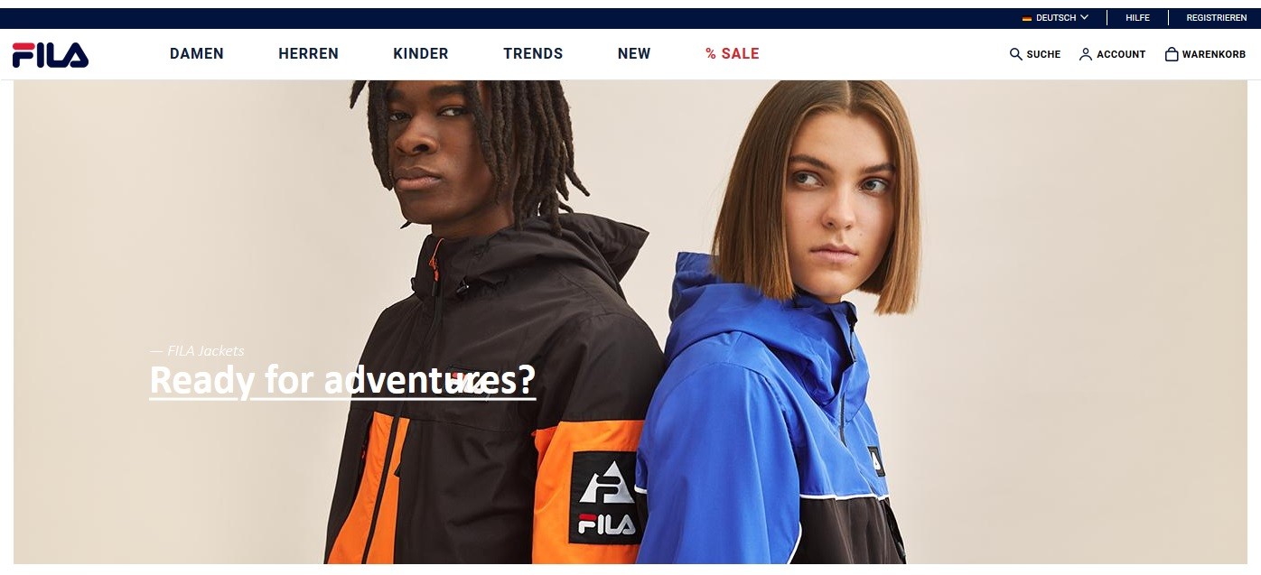 FILA Startseite