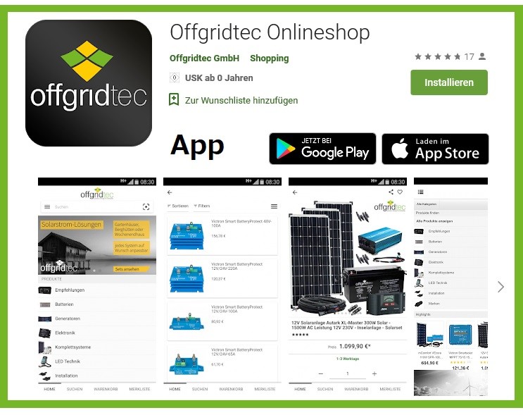 Offgridtec App
