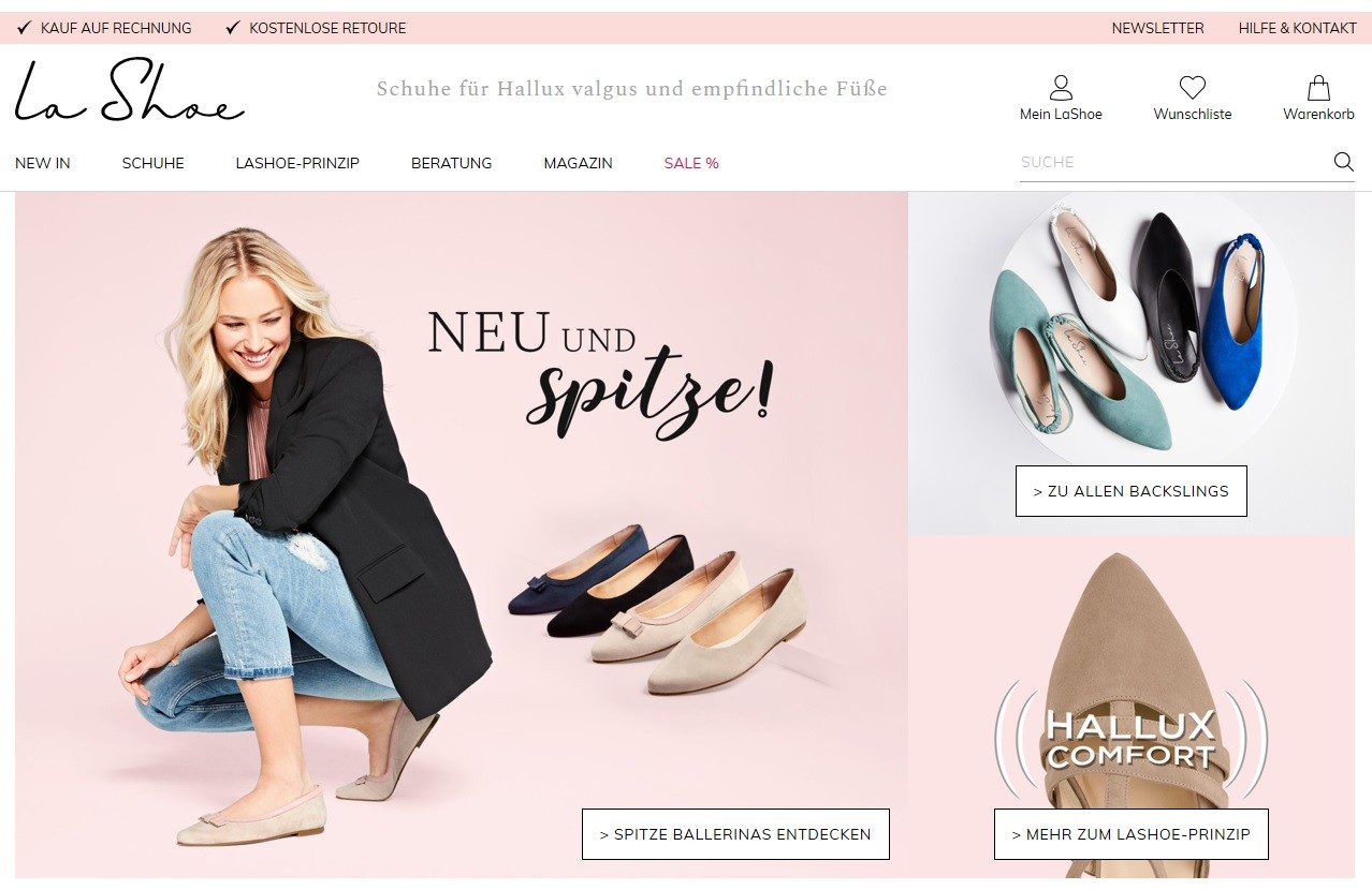LaShoe Startseite