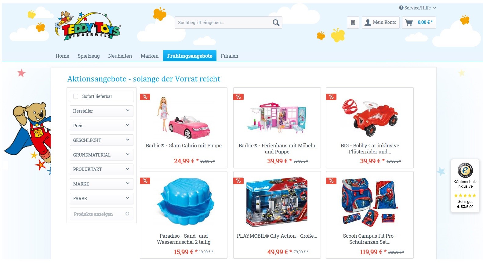 Teddy Toys Rabatte