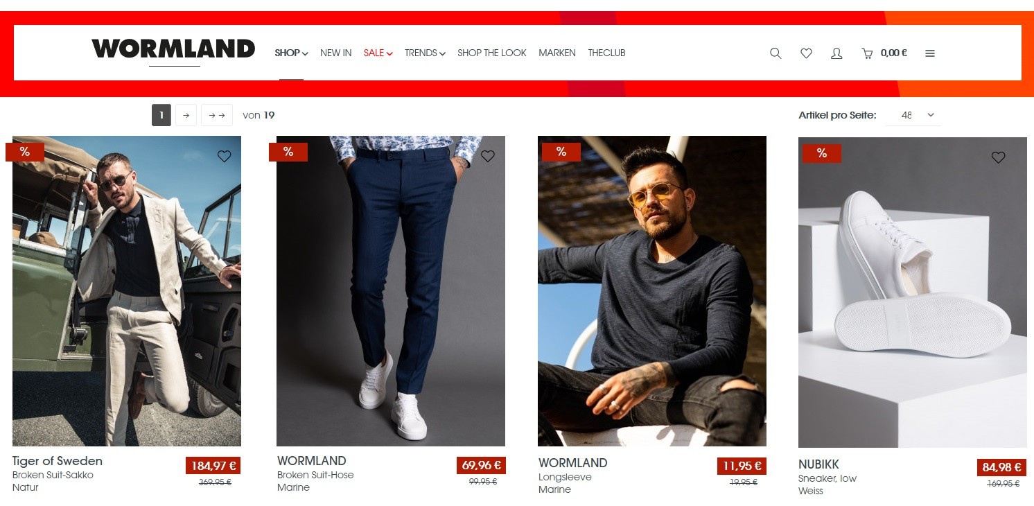 Wormland Sale