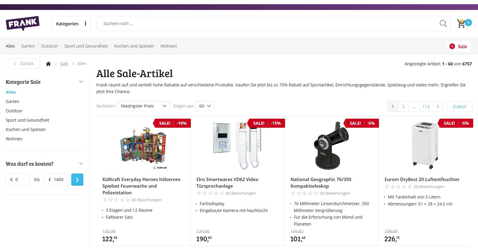 Checkfrank Sale