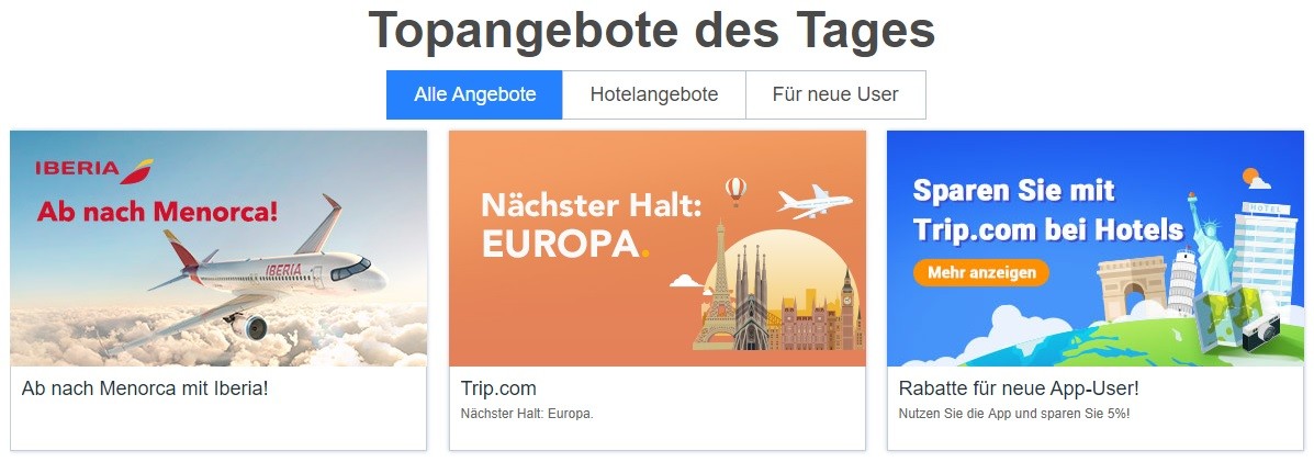 Trip.com Angebote