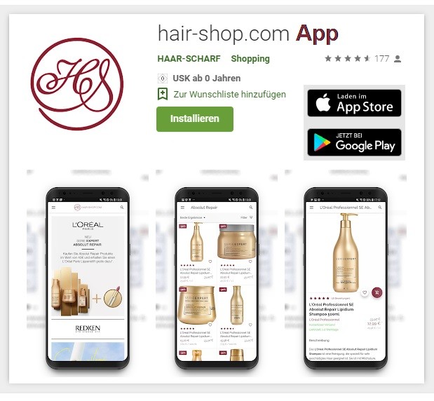 Hair-Shop App