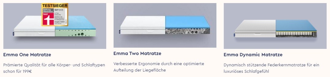Emma Matratze Angebote