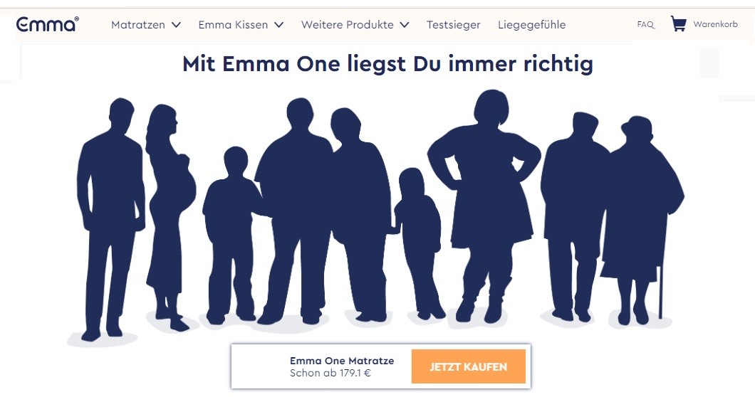 Emma Matratze Startseite