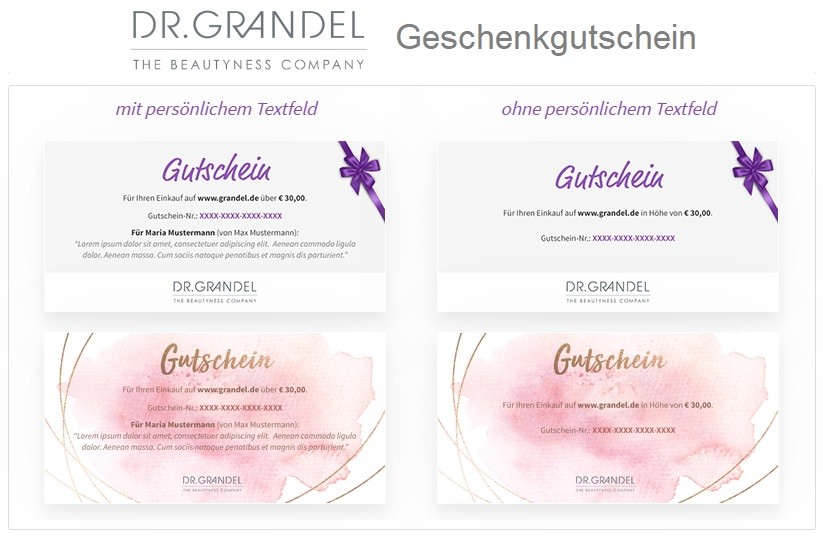 DR. GRANDEL Geschenkgutschein