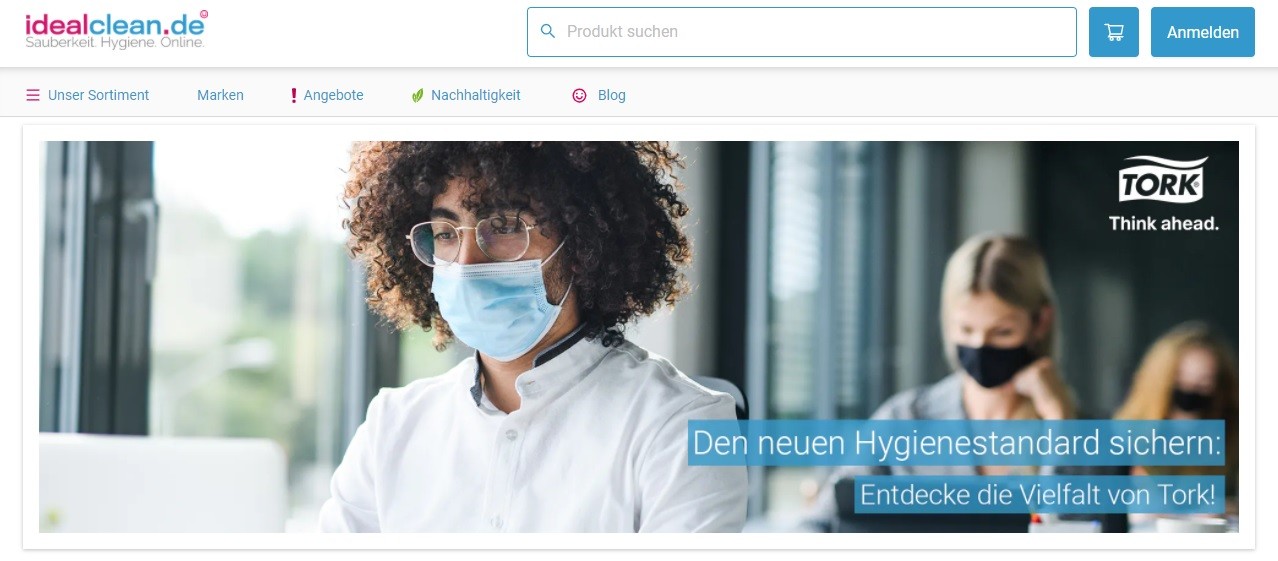 idealclean Startseite