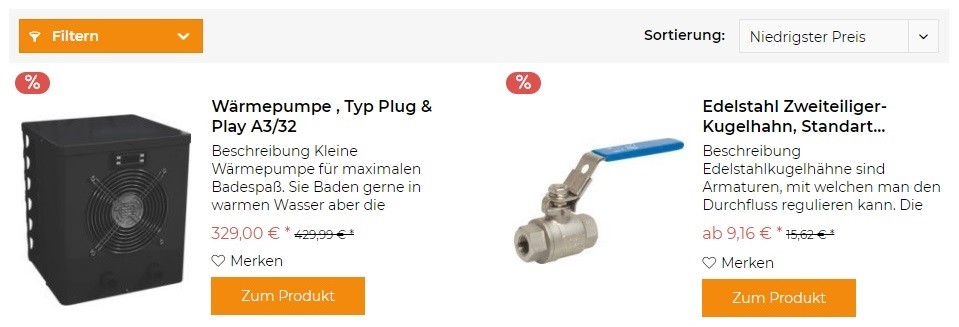 Liquipipe Rabatte