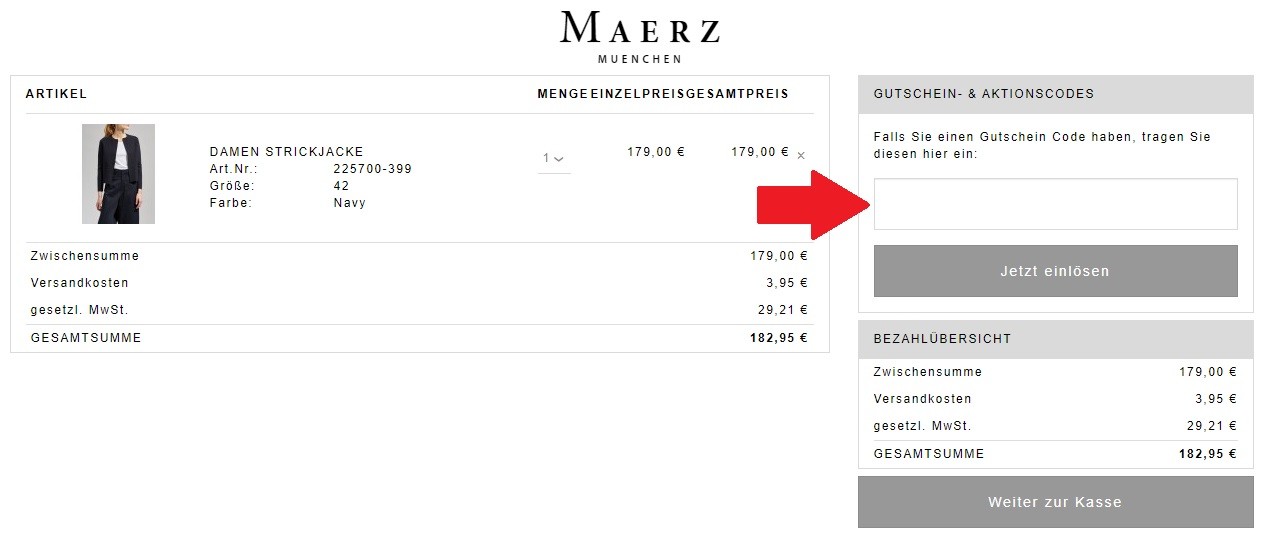 Maerz Gutschein
