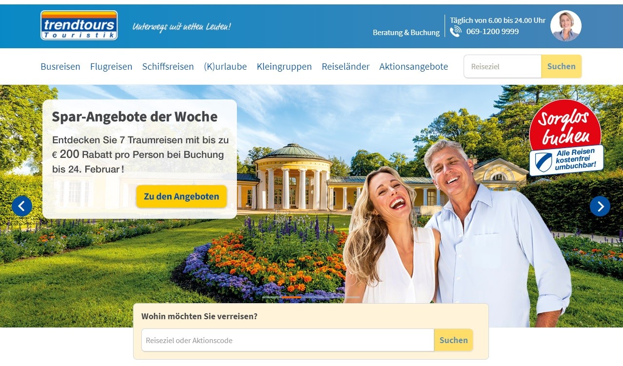 trendtours Startseite