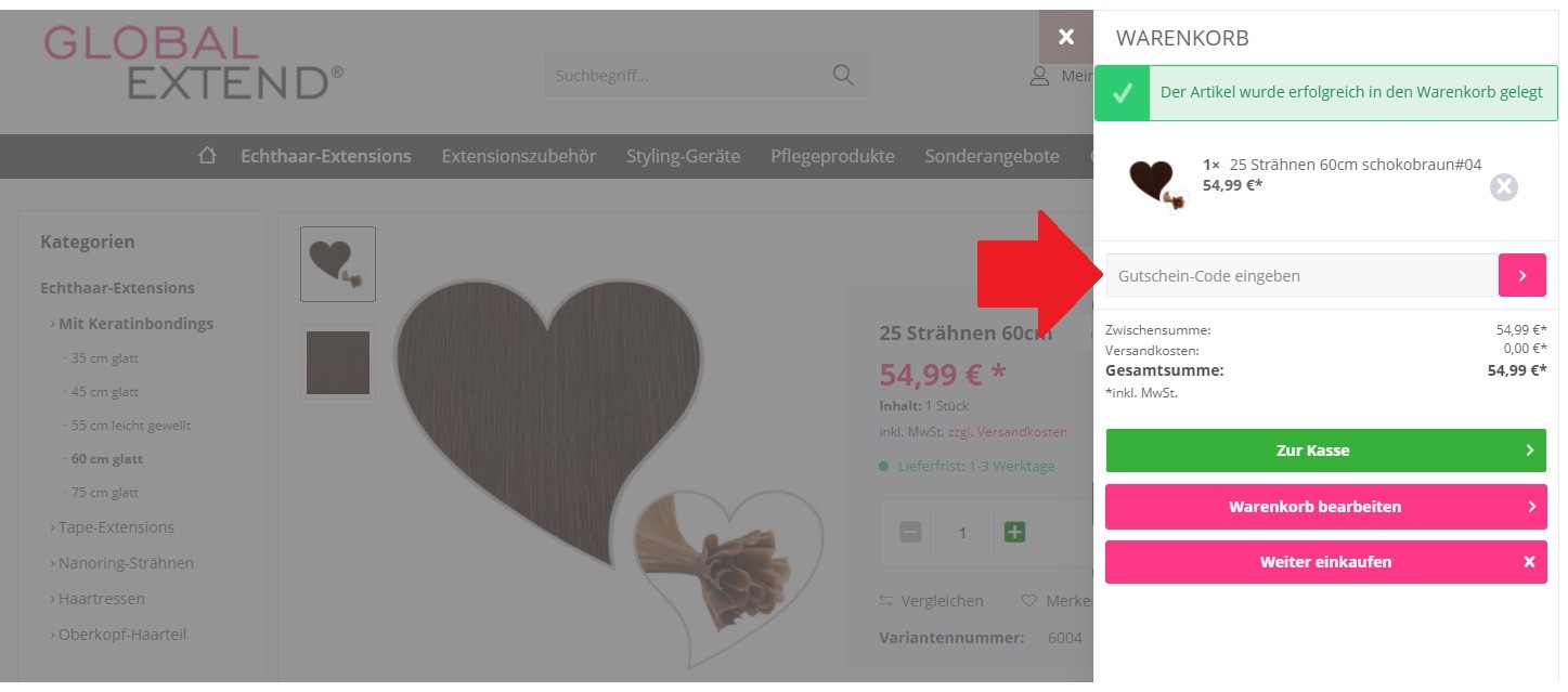 Global Extend Gutschein