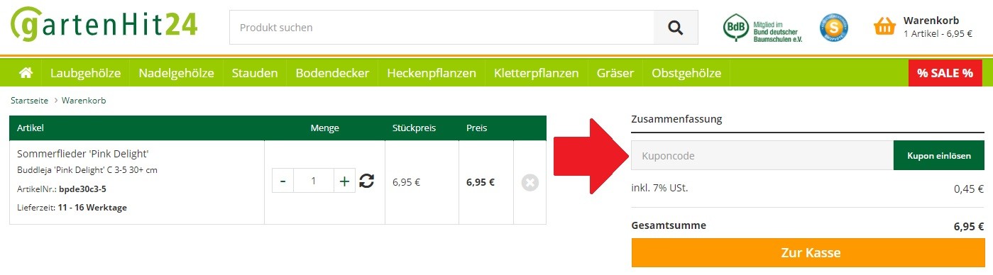 Gartenhit24 Gutschein