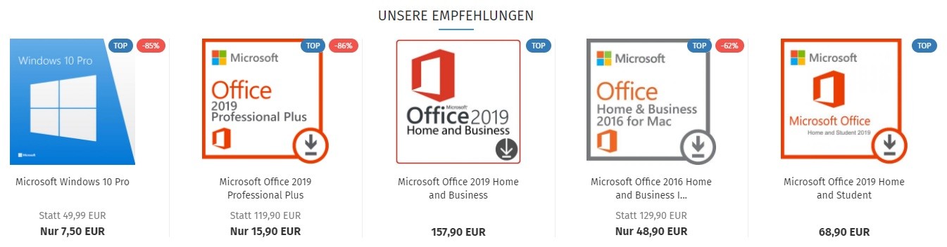 lizenzexpress Angebote