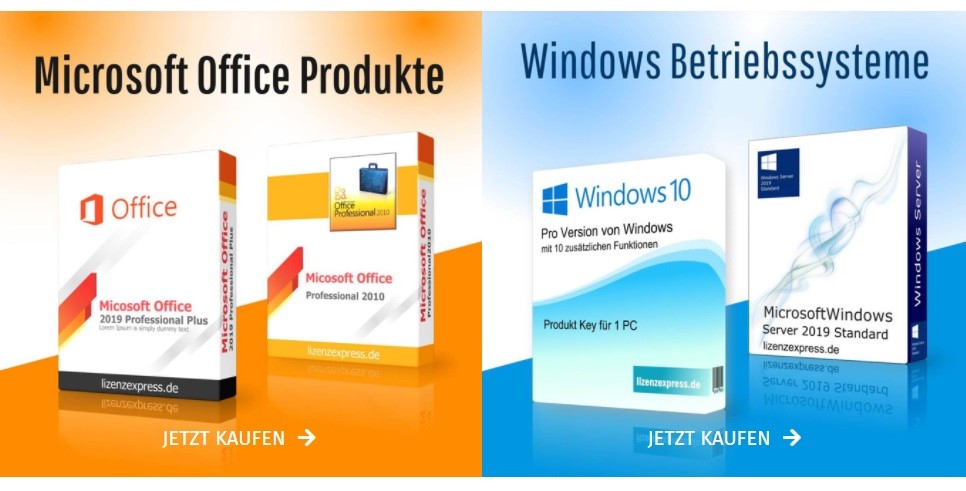 lizenzexpress Produkte