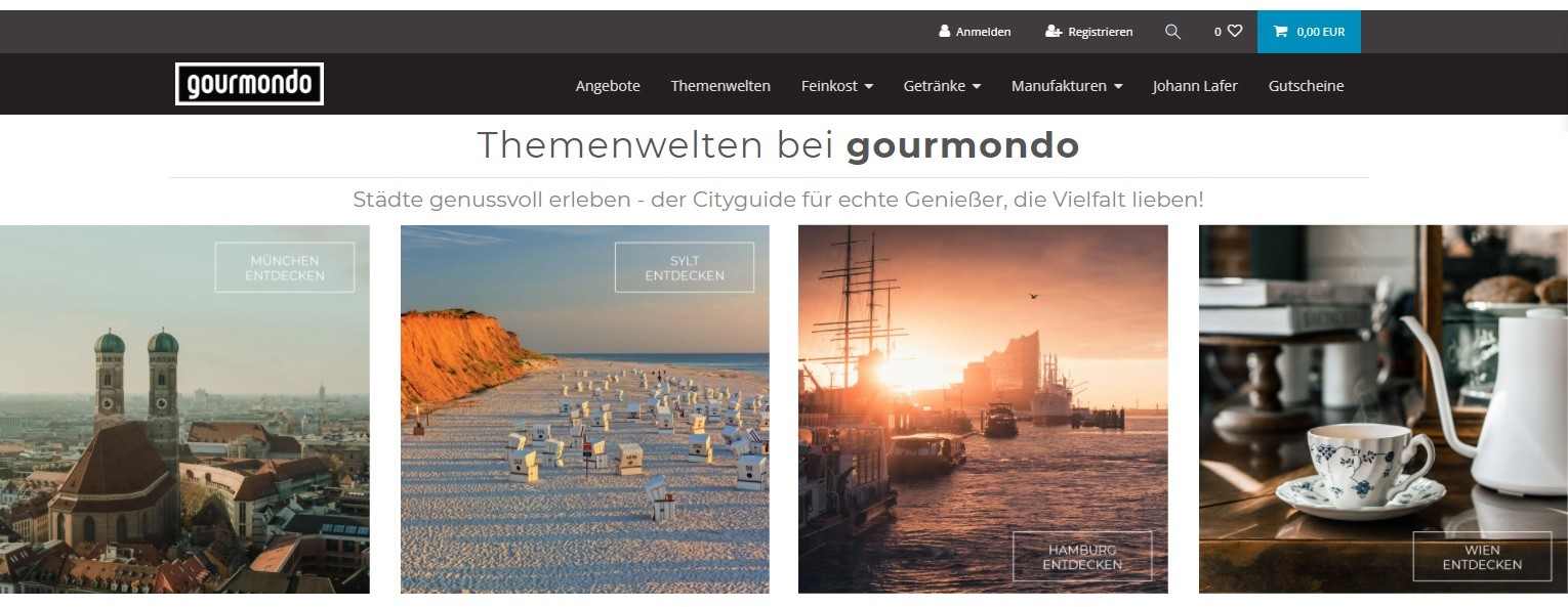 Gourmondo Startseite