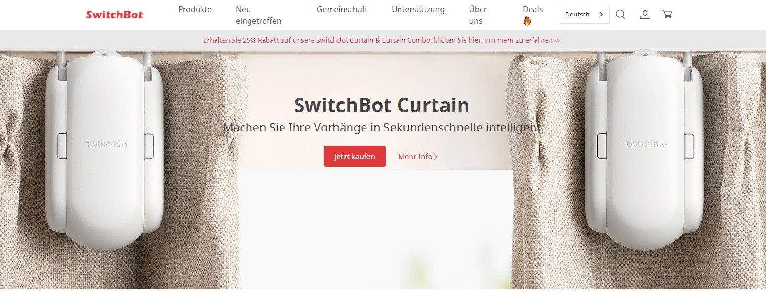 SwitchBot Startseite