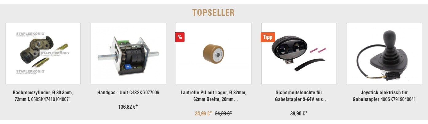 Staplerkönig Topseller