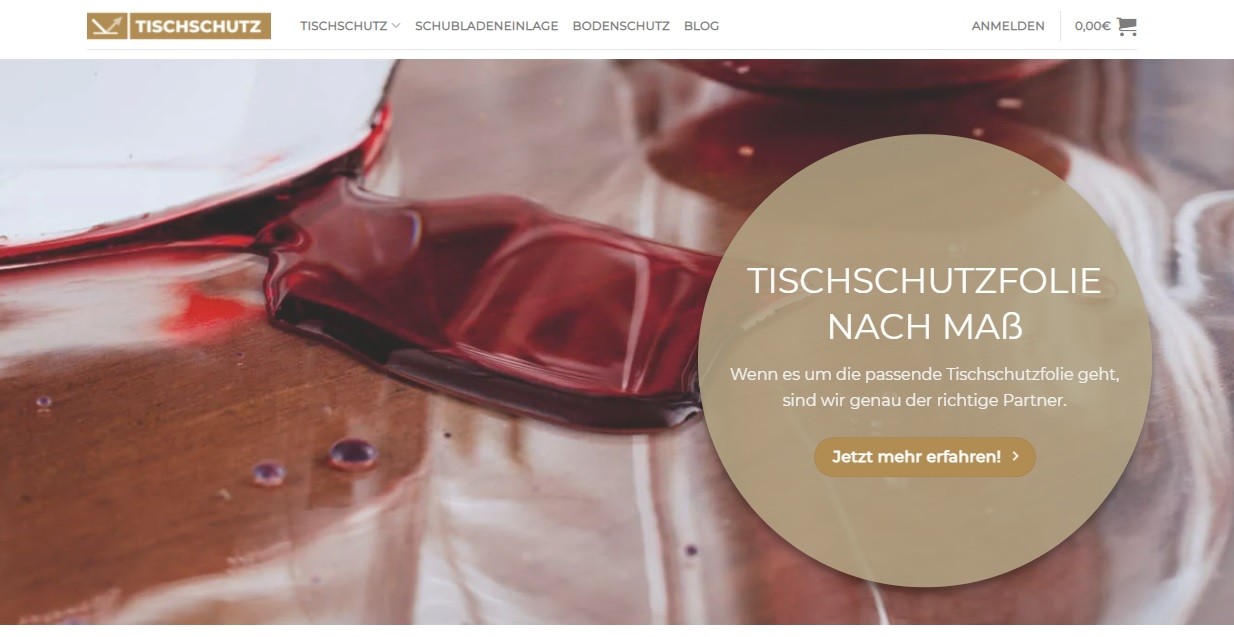 Tischschutz Startseite