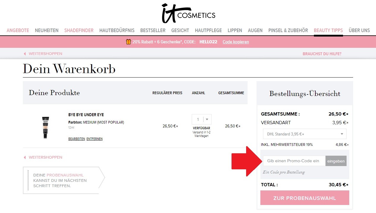 IT Cosmetics Gutschein
