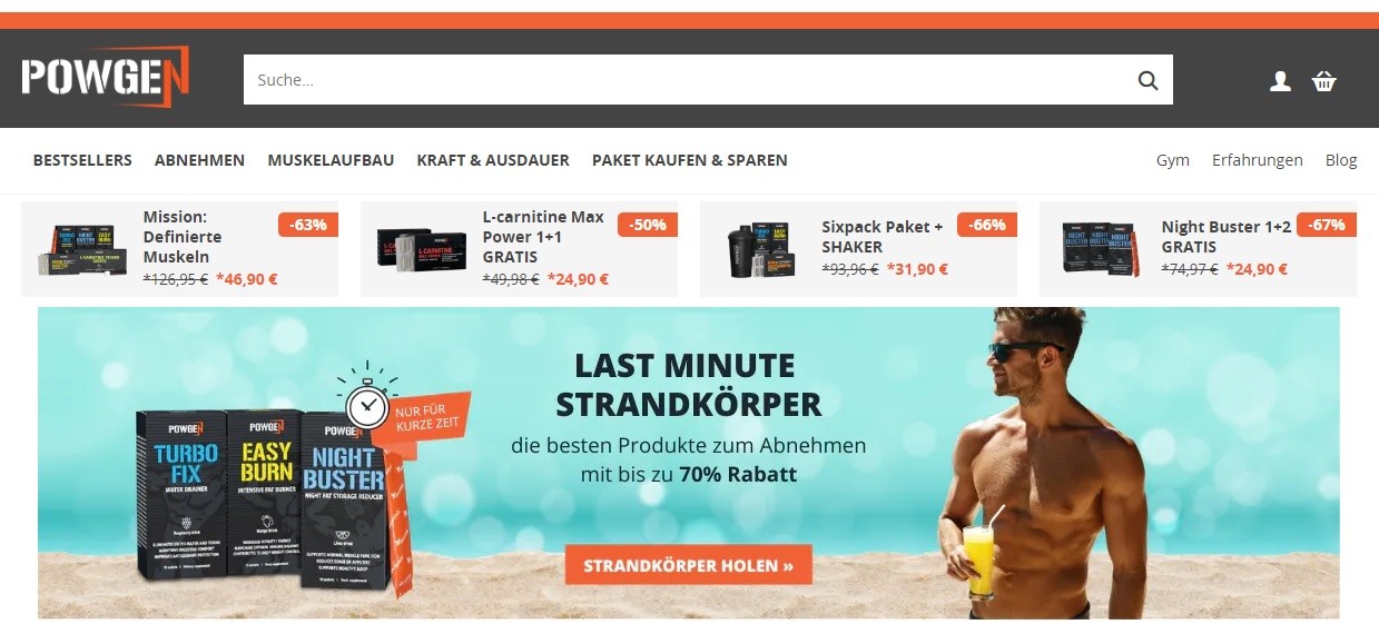 Powgen Startseite