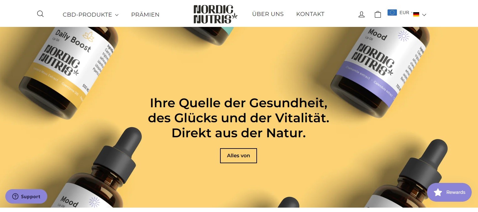 Nordic Nutris Startseite